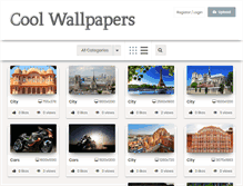 Tablet Screenshot of cool-wallpapers.net